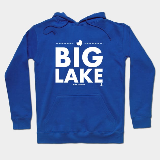 Polk County, Wisconsin - Big Lake Hoodie by LakesideGear